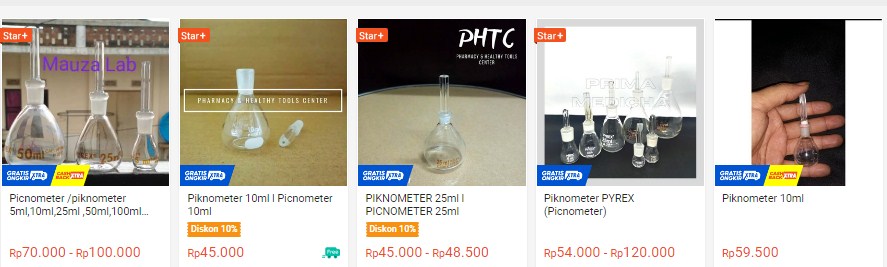 harga piknometer laboratorium