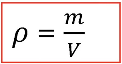 rumus densitas atau masa jenis