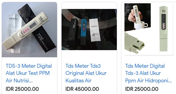harga tds meter tds3