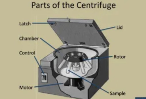 bagian-bagian alat centrifuge laboratorium