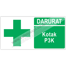 tanda kotak p3k