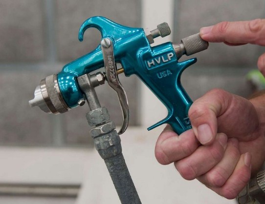 kerusakan pada alat semprot cat