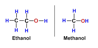 rumus kimia etanol dan metanol