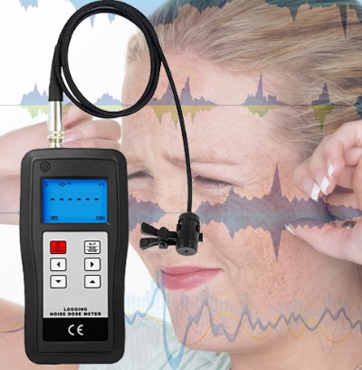 Noise Dosimeter dengan sound level meter